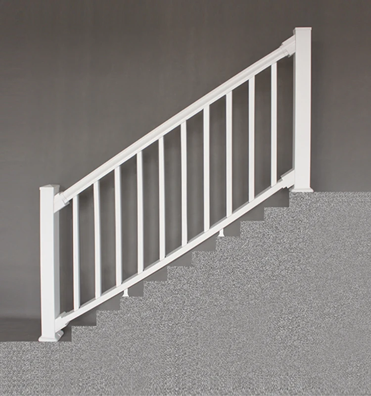 PVC البلاستيك درابزين الفينيل الشرفة درابزين الدرج / درابزين