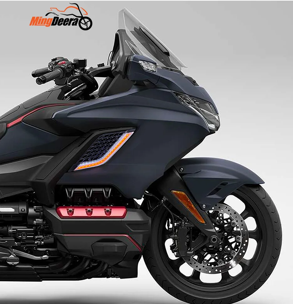 

Motorcycle LED Light Radiator Grill Panels Decorative Light Lamp For Honda Goldwing Gold Wing GL1800 Tour DCT Airbag 2018-2023