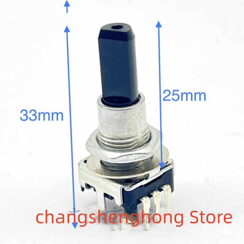 1pcs for ALPS EC12  Rotate 360 degrees smooth heavy feel encoder shaft length 25MM