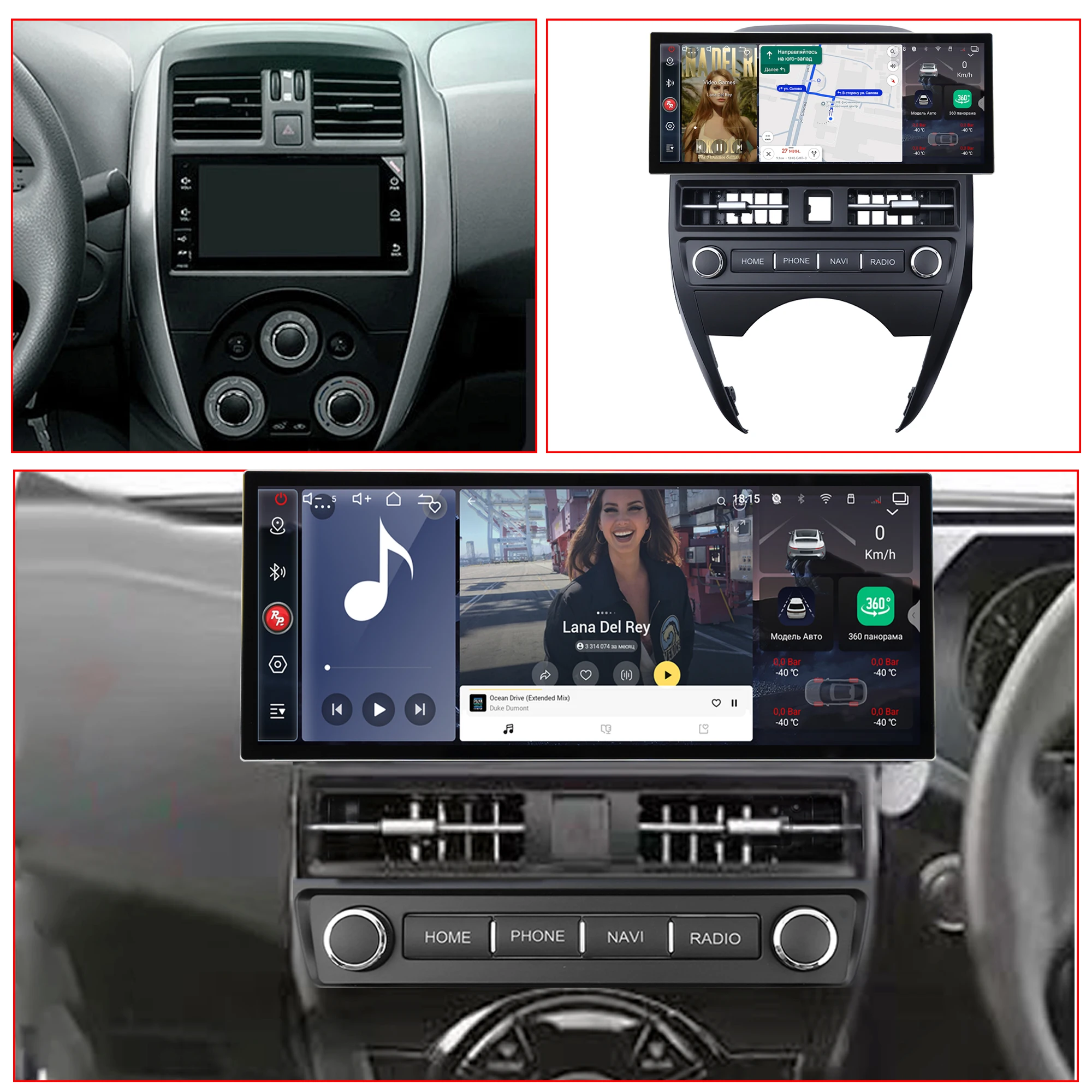 12.3 inch Redpower for Nissan Sunny 2019-2021 Crystal Sound 850 Pro Max Android Car Radio Player Screen CarPlay DVD DSP