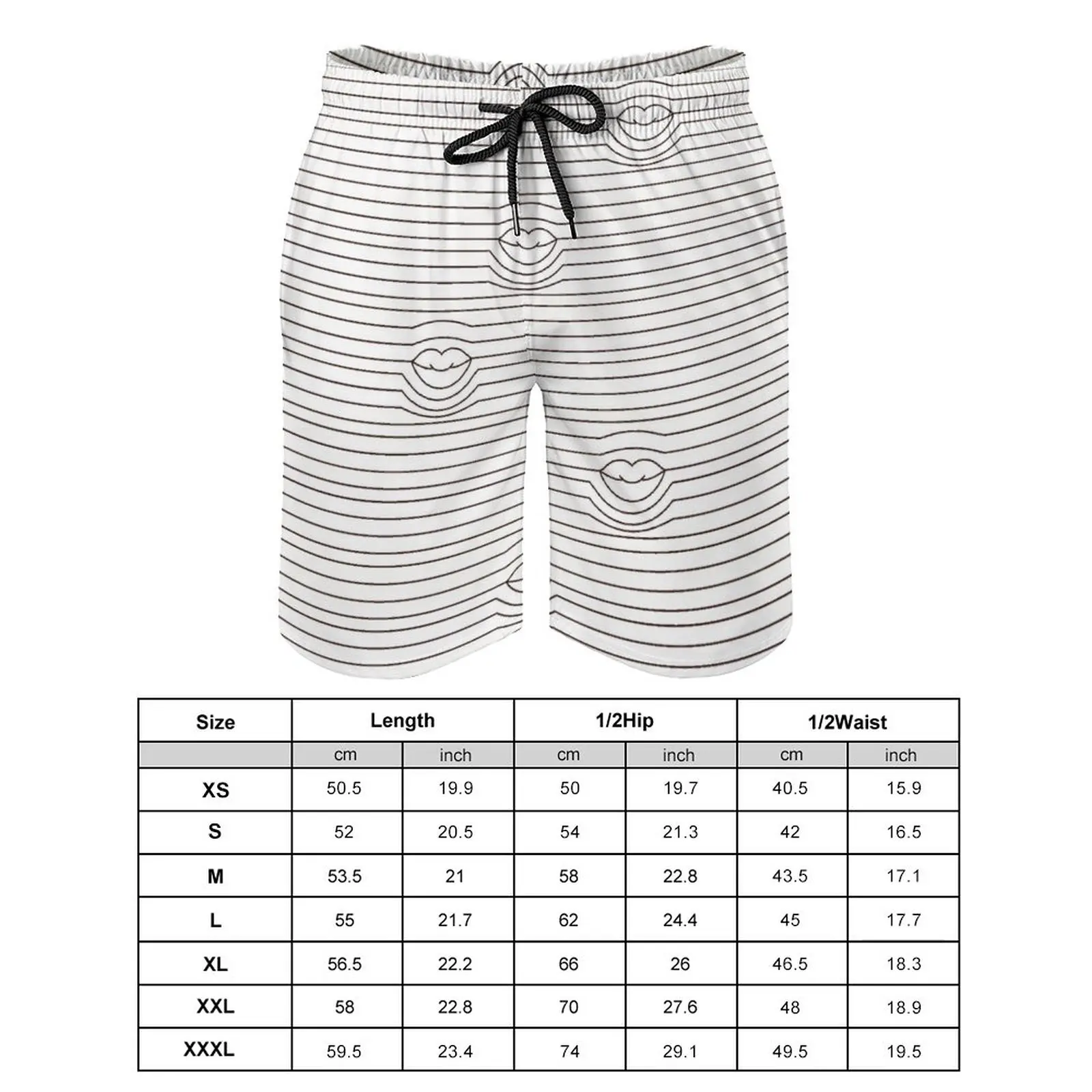 Gradient Swimming Trunks Mens Beach Pants Hot Spring Summer Holiday Shorts Lace Up Pocket Elastic Rise Shorts For Man шорты