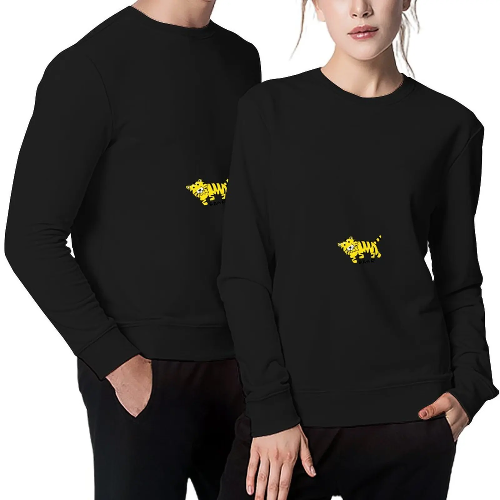 

RAWR Pullover autumn clothes aesthetic clothing men's sweat-shirt set men wear anime sweatshirt