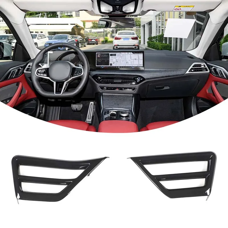 For BMW 3 Series/i3/4 Series/i4/G20 G28 G22 G26 G42 2025+ABS carbon fiber car dashboard side air outlet frame decorative sticker - view 5
