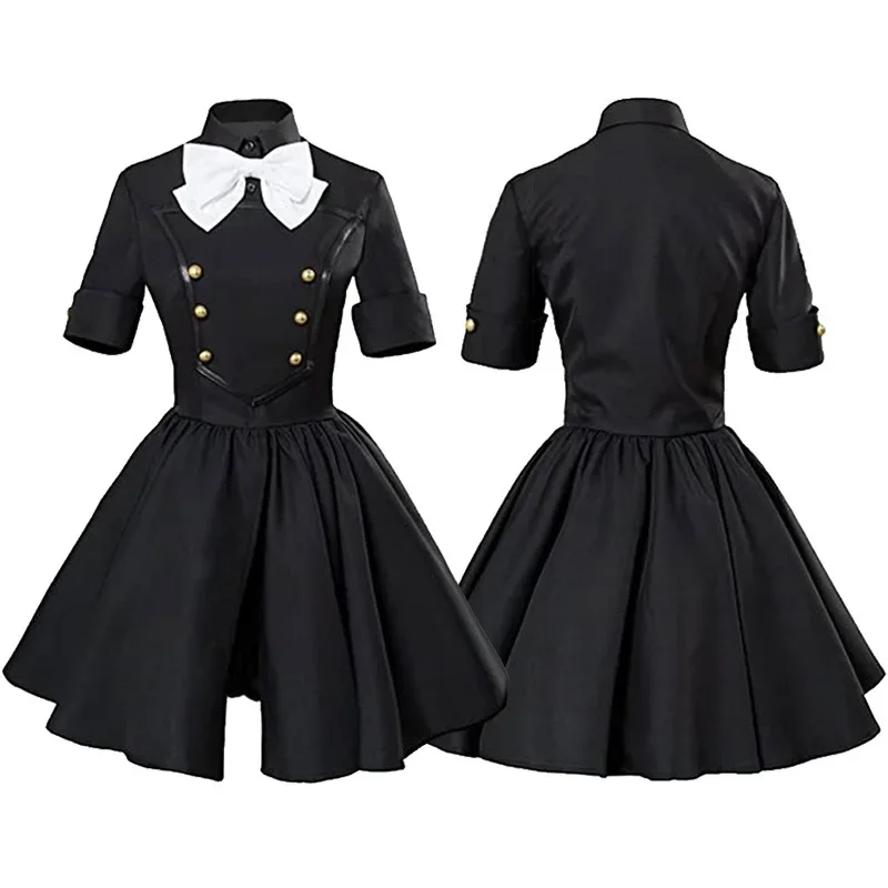 Anime Fate Apocrypha Astolfo Black Dress Cosplay Costume Woman Everyday Skirt Dress Party Halloween Costume