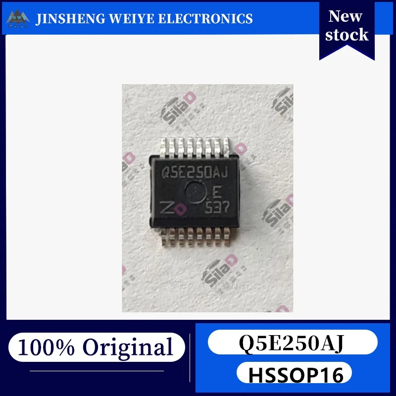 (10/50 Pieces) Q5E250AJ HSSOP16 Car Locked but Dashboard Shows Anti-Theft Alarm Fault Common Problem Chip New InStock Electronic