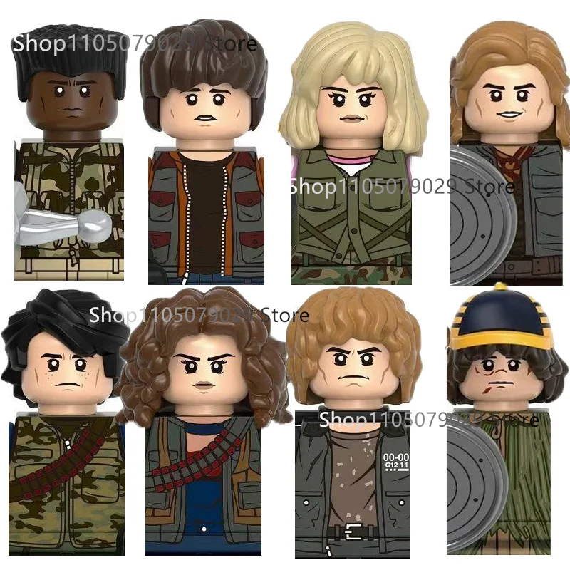 

Фигурки персонажей сериала «Очень странные дела»: Дастин, Майк, Векна, Уилл, Элевин. Конструктор, игрушки для детей G0195 G0194