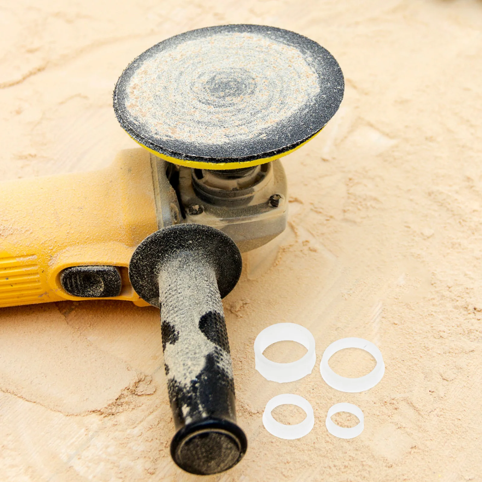 

2 Sets Reducing Bushings for Grinding Wheels Bench Grinder Accessories Replacement Parts Plastic Hole Adapter Kits
