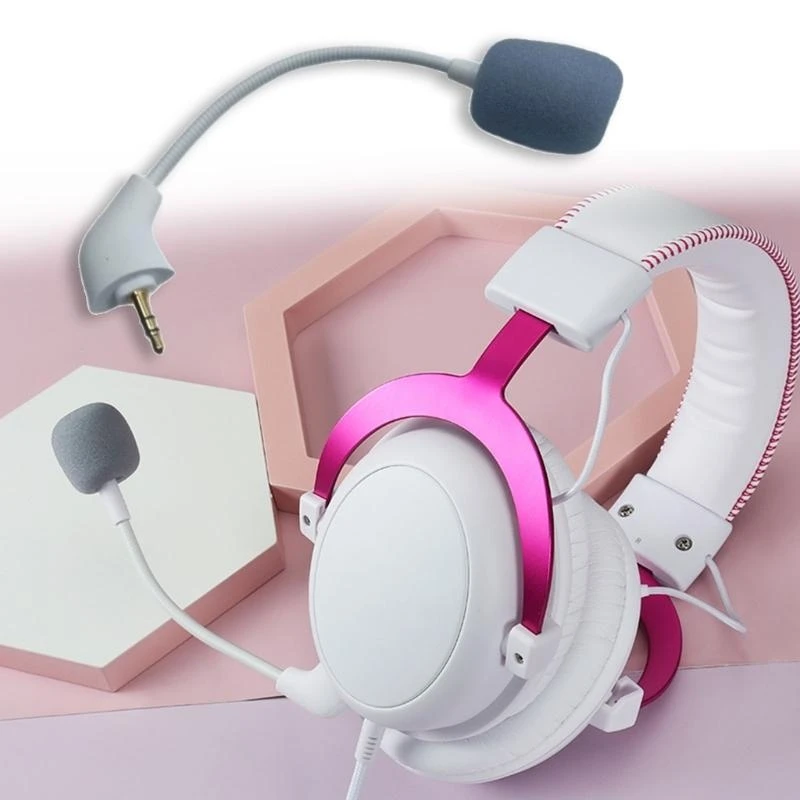 

652F Detachable Mic Boom for Cloud2 Gaming Headsets Offering High Sensitivity and Clear Sound Quality Microphone Boom