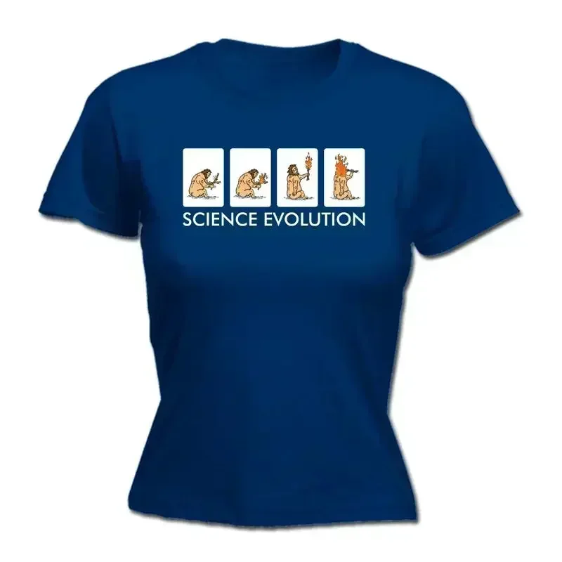 Science Evolution Womens T Shirt Funny Novelty Gift
