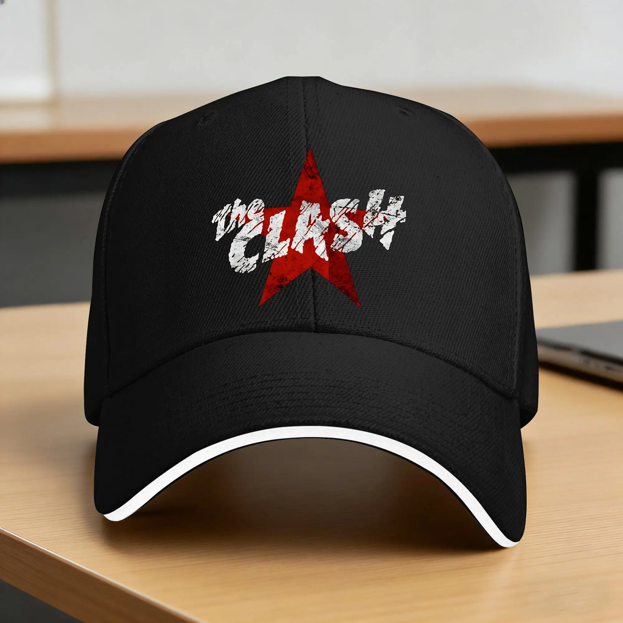 Letnia Czapka Bejsbolówka The Clash Red Star Outdoor Sport y2k Retro Custom DIY Czapka typu Trucker Przeciwsłoneczna Męska Damska Hurtownia Czapek Bejsbolowych