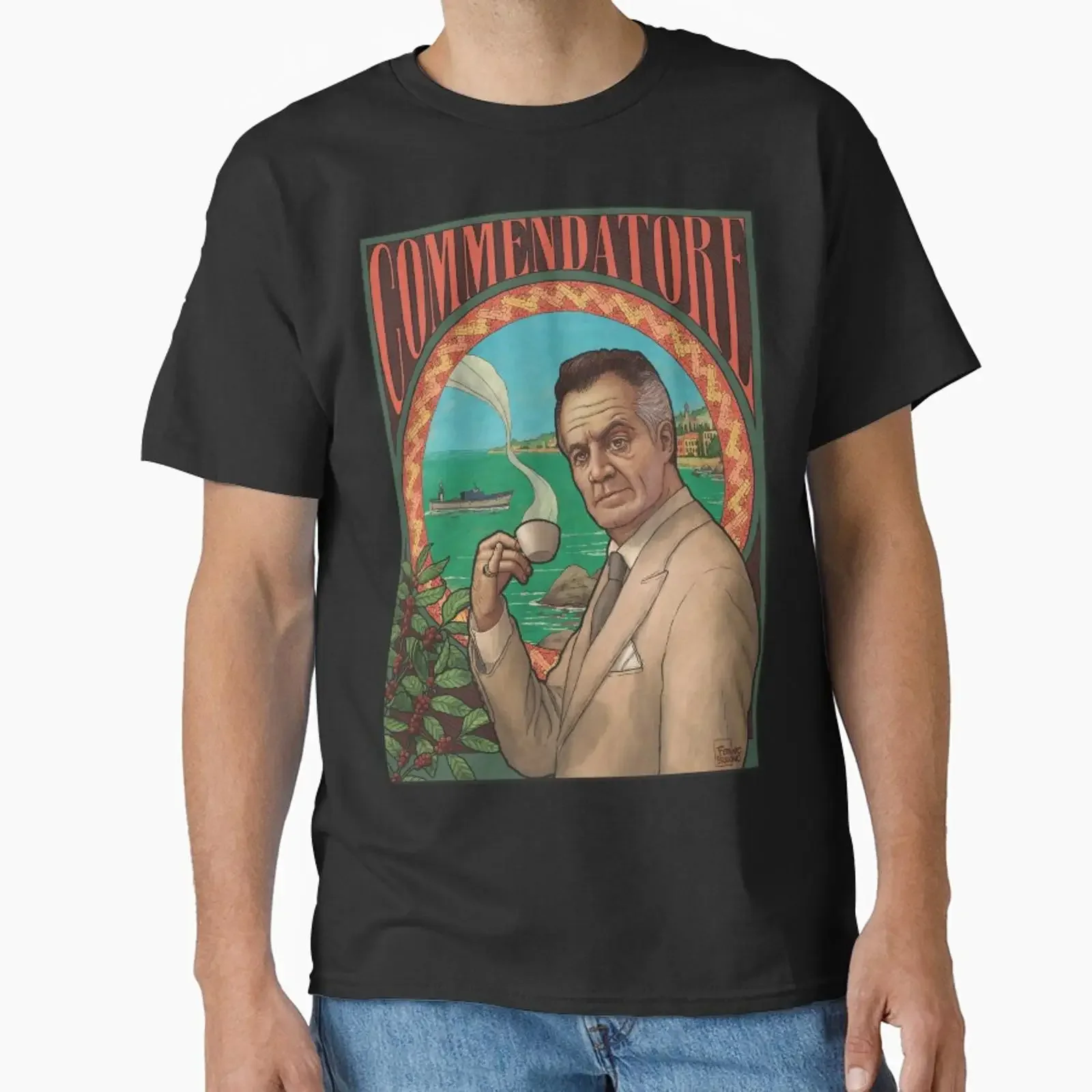 Commendatore The Sopranos designed and sold by fbresciano vintage Washed Unisex homme designer clothes Stylish