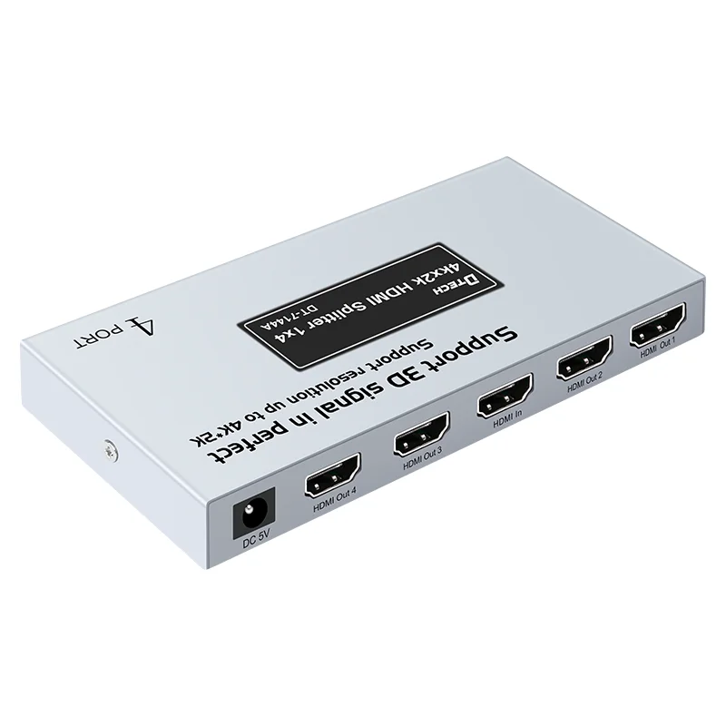 

Wholesale 1x4 port hdmi splitter 4 ports 3d 2k 4k hdmi splitter