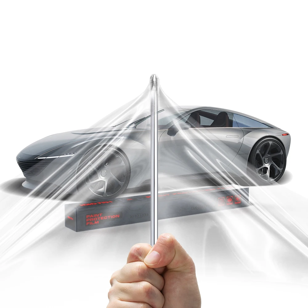 

SUNICE Test Sample 0.5*1m Glossy Transparent Auto Paint Protective film Self-healing Anti-scratch Table Hood Headlight