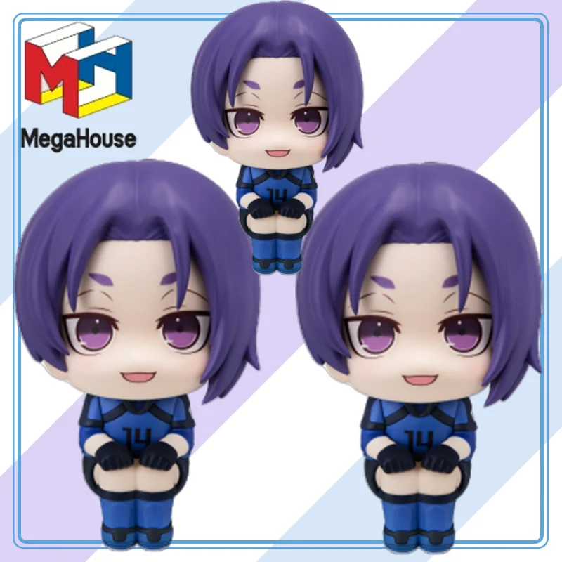 【أصلي 100%】قفل أزرق من MegaHouse - Mikage Reo - Look Up Nihondaihyou-sen Ver. مجموعة سلسلة نموذج شخصية كرتونية Kawaii