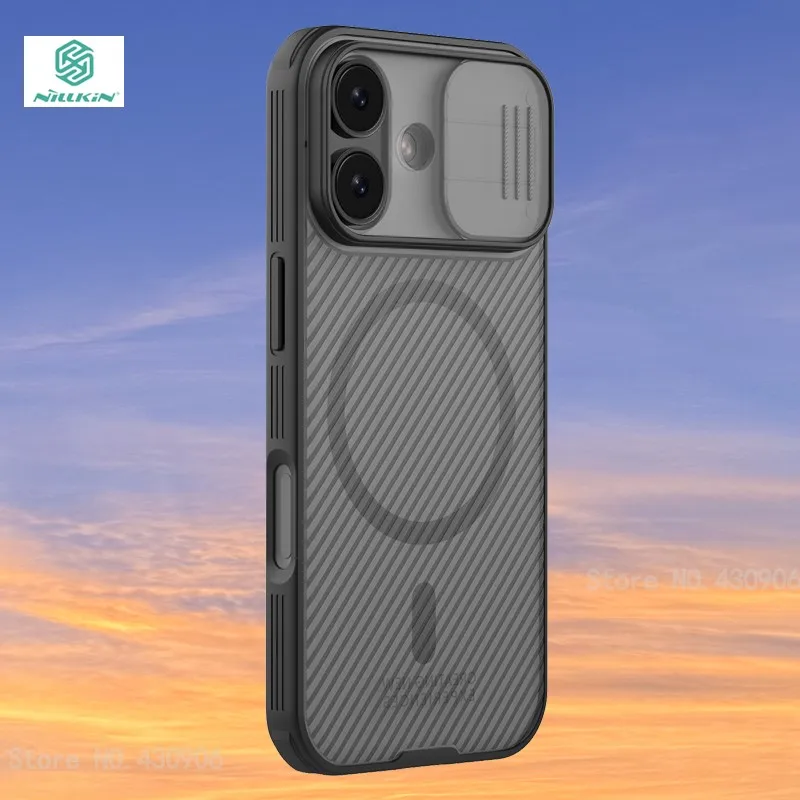 

For iPhone 17 Case NILLKIN Case Magnetic Camshield Case Lens Protection With Magnetic Suction Function For iPhone 17