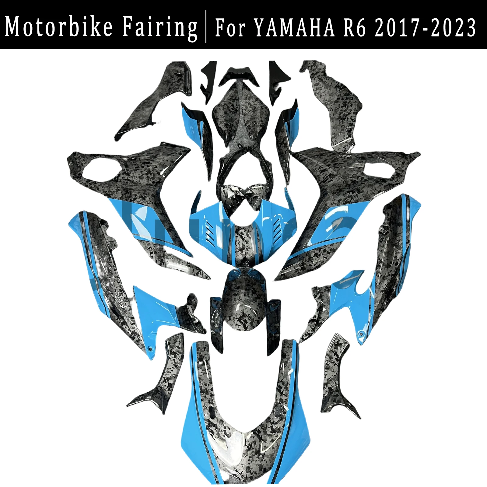 

For YAMAHA R6 2017 2018 2019 2020 2021 2022 2023 Plastic Kit Injection Motorcycle Fairing Set Body Kit Accessories