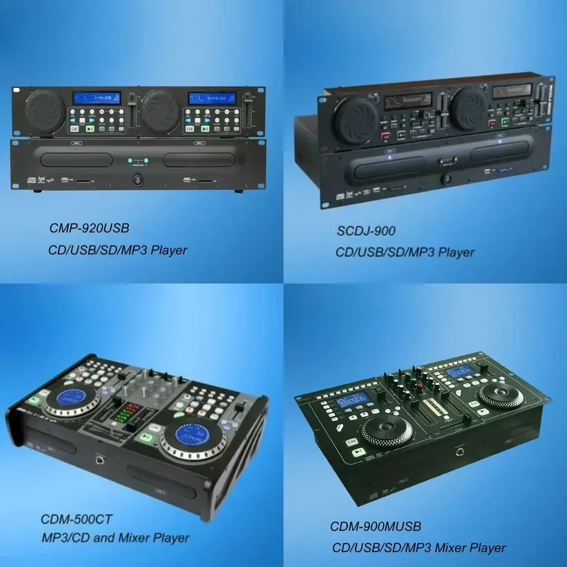 2026 Hot Sale for 19 Inch Rack Double Professional DJ CD USB SD MP3 Player
