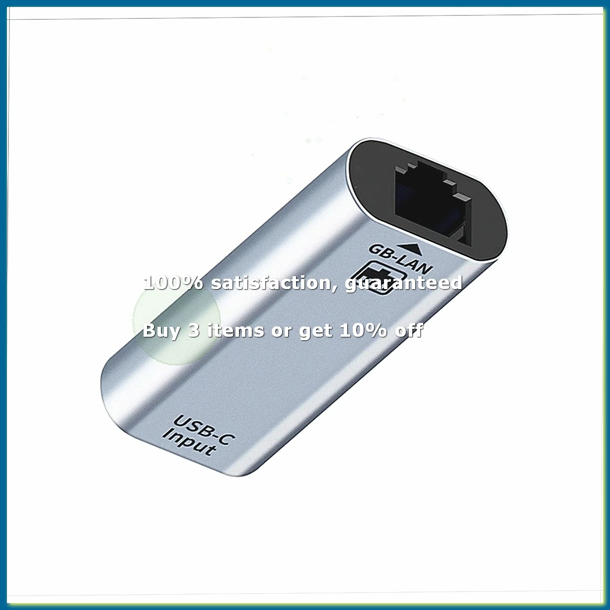 USB C 1000Mbps Ethernet Adapter Type-C to RJ45 Port Gigabit Wired LAN Network Card for Desktop PC Laptop Smartphone