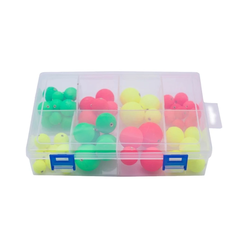 

60Pcs/pack Fly Fishing Float Strikes Round for a Variety of Fishing Environment Fishing Bobber Float Set