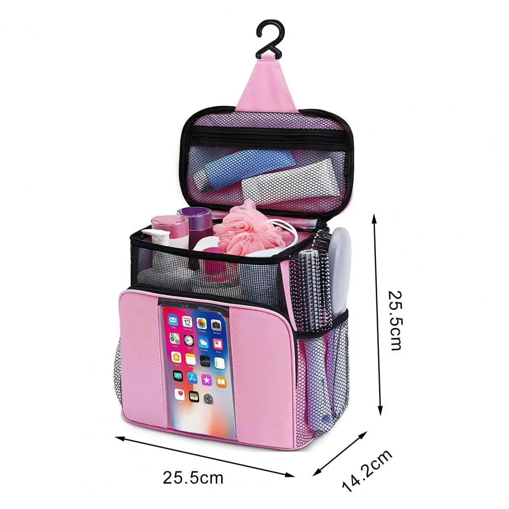 Bathroom Toiletry Bag Quick-drying Toiletry Bag Hanging Toiletry Bag with Handle Capacity Shower Caddy Quick-drying Waterproof