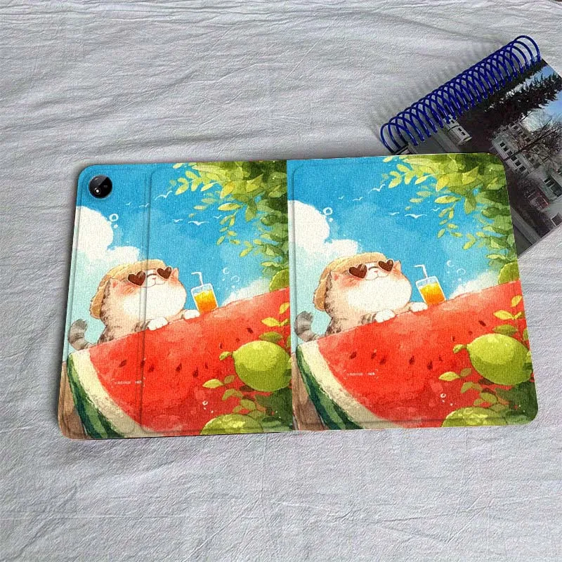Wassermelonen-Illustration für Vivo IQOO Pad 2 Pad 3 Pad 5 Air SE Pro 12,1 12,3 13 11,5 11 Zoll Tablet-Hülle