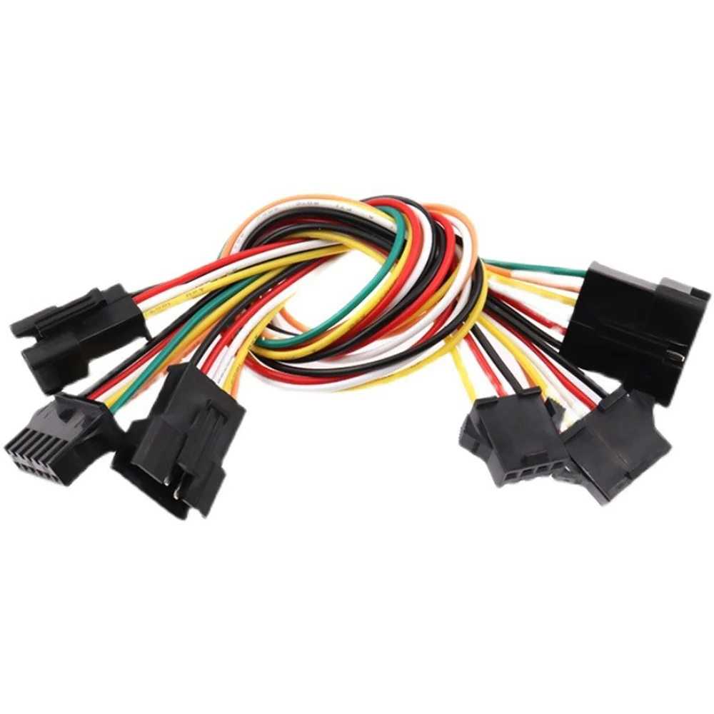 10 قطعة 2P 3P 4P 5P 6P SM 2.54 مللي متر الملعب ذكر إلى أنثى التوصيل جاك JST سلك موصل 22AWG بطارية كابل شحن محول 20 سنتيمتر #6