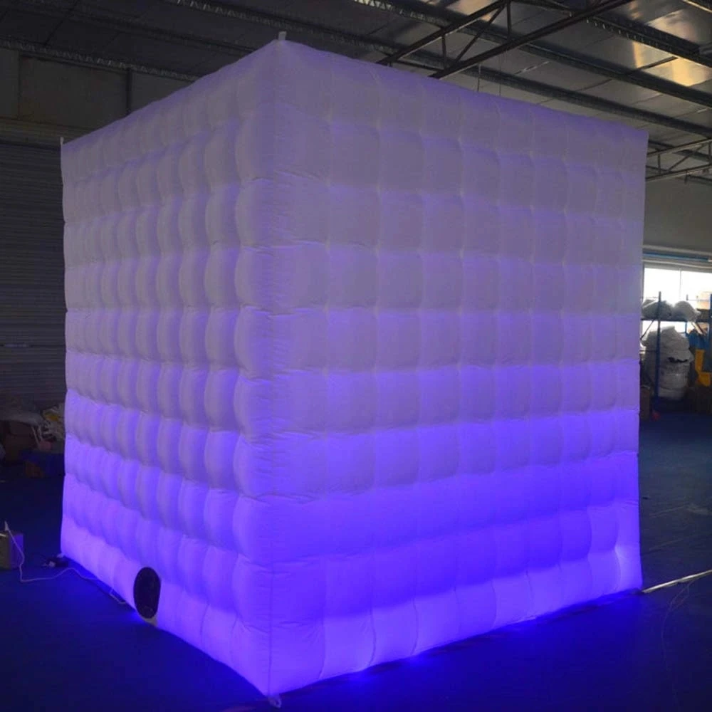 Photo Booth inflatable Cube , Portable Backdrop, One Door, Enclosure For Advertising, Wedding Event