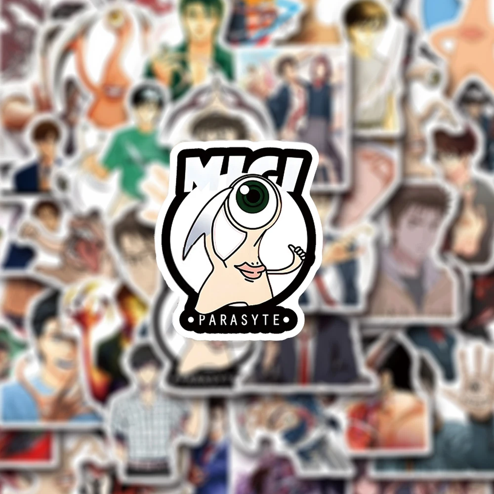 

10/30/55pcs Parasyte Horror Anime Stickers Cool Cartoon Decals Waterproof DIY Luggage Notebook Phone Manga Graffiti Sticker Pack