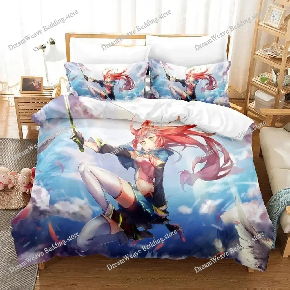 Anime Pixiv Fantasia T Bedding Set Duvet Cover Bed Set Quilt Cover Pillowcase Comforter King Queen Size Boys Adult Bedding Set96 6