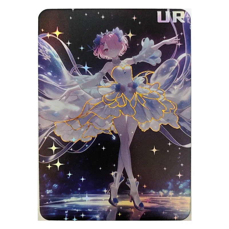 Anime Goddess Story Rare A6 Size UR Collectible Card Raiden Shogun Keqing Mitsuri Ningguang Kafka Toys for boys Birthday Present