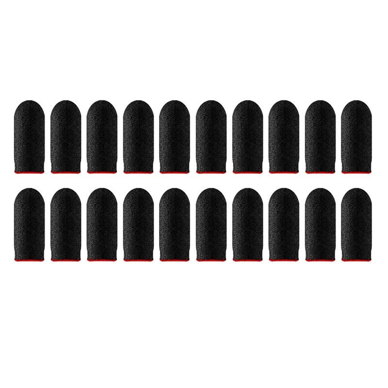 20/40 stücke Gaming Finger Abdeckung Spiel Controller Geeignet Für PUBG LOL Anti Schweiß Scratch Touchscreen Spiel Finger Daumen abdeckung Handschuh