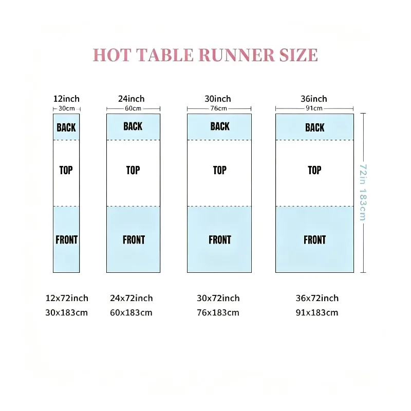 Custom 1pc Table Runner with Logo, Polyester Tablecloths Vendor Booth Banner Custom, Craft Fair Farmers Market Trade Show