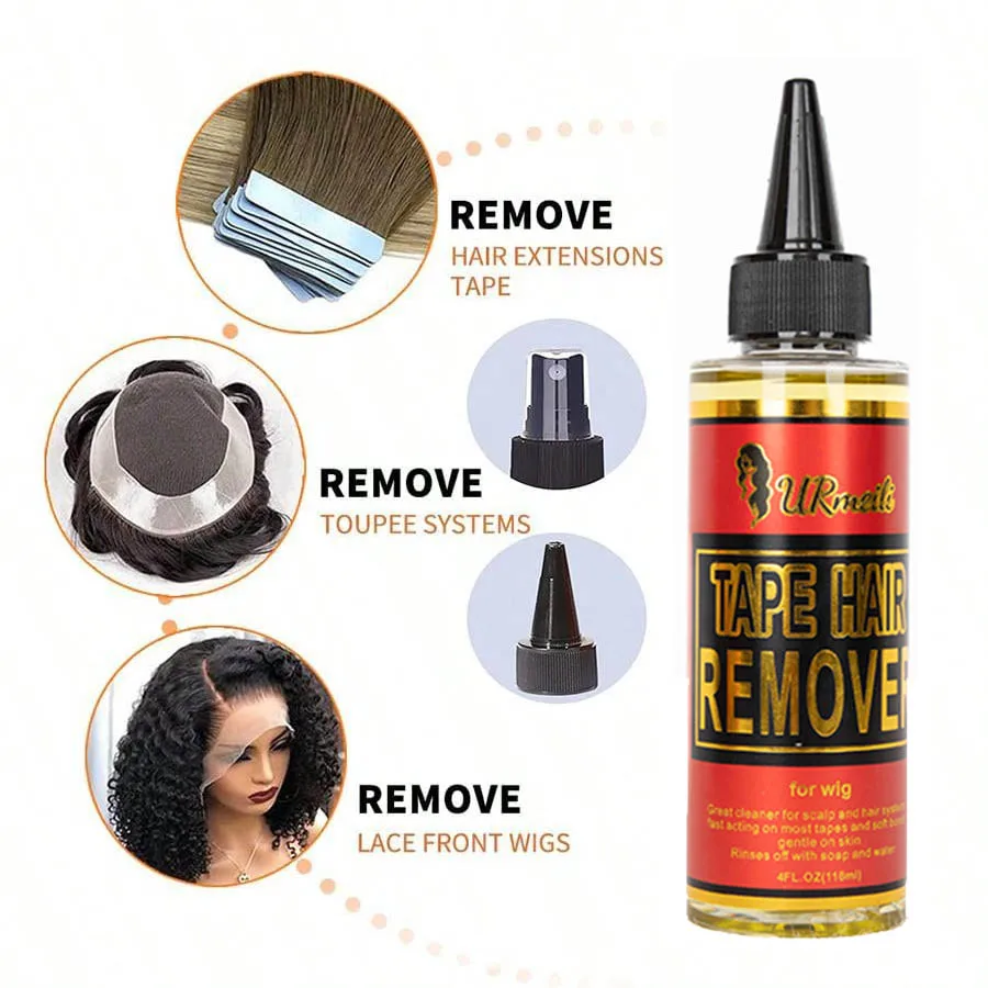 118ml速効性テープインエクステリムーバー ウィッグ接着剤両面テープ エクステテープ ウィッグテープ ヘアグルーリムーバー