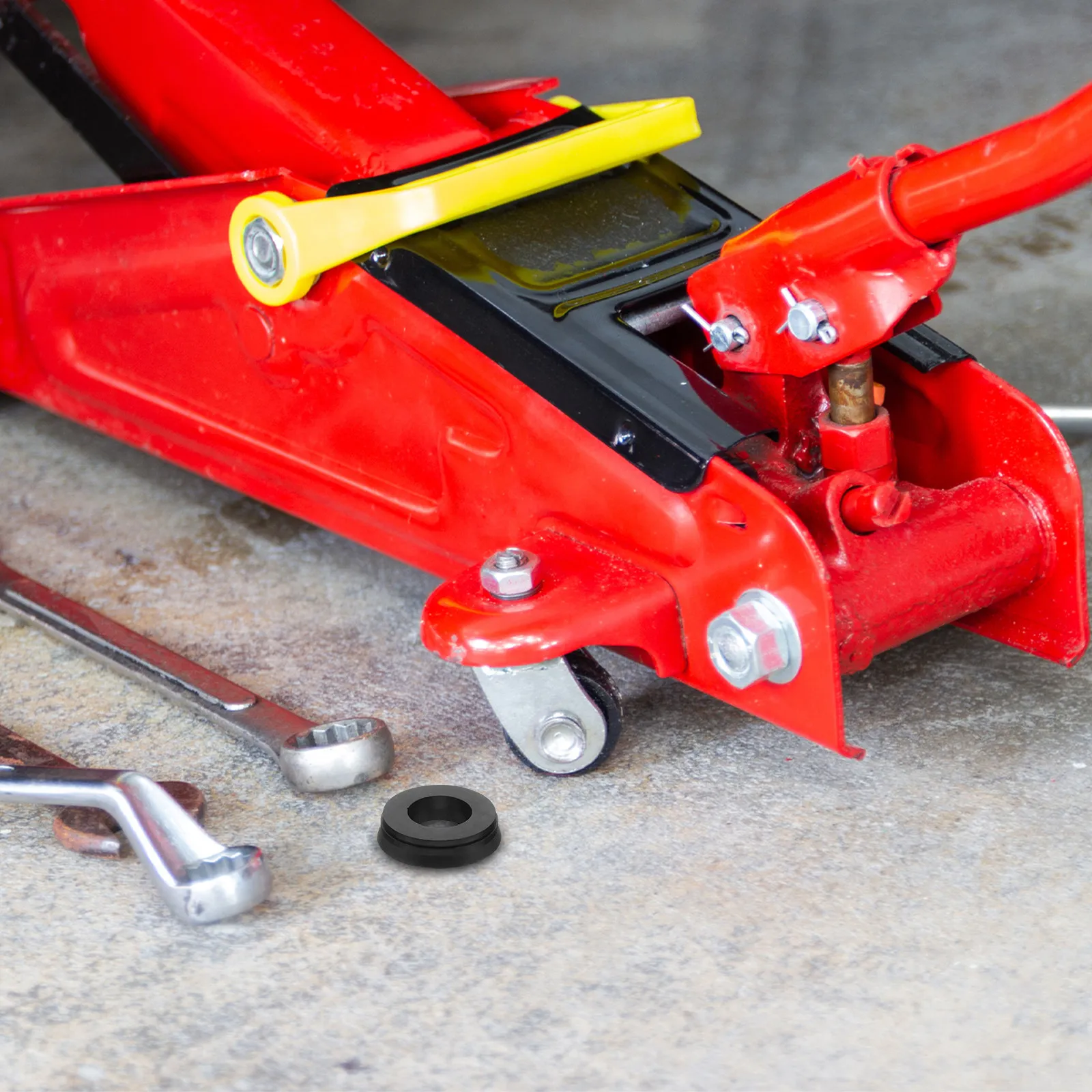 

Hydraulic Jack Oil Seal Replacement Kit Plastic Seal for Horizontal Floor Jacks High Wear Resistance Leak Prevention Jack Repair