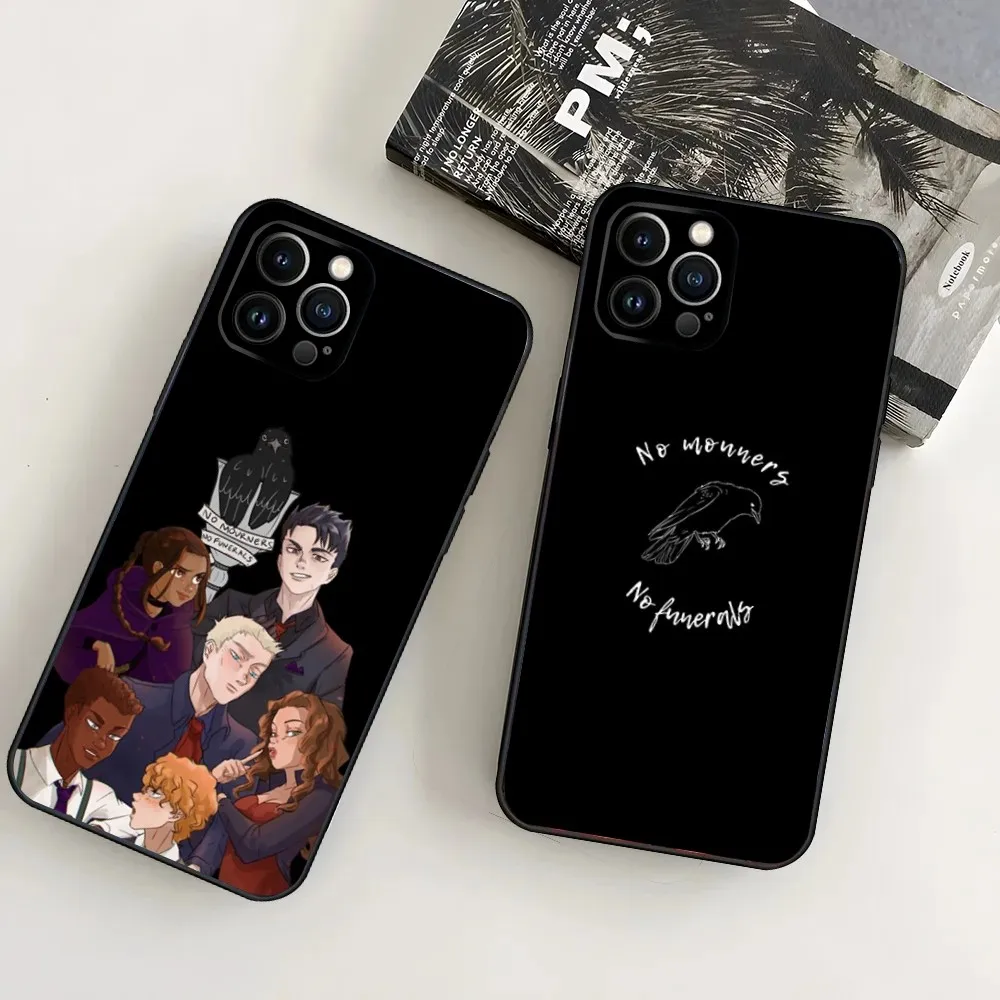 

Six Of Crows Phone Case For iPhone16,15,14,13,12 Mini 11 Pro XR,X,XS,MAX 7,8 Plus Silicone Cover Soft Black