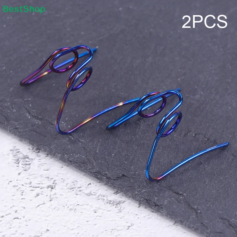 ★2 PCS Single Hole Universal Spring Motorcycle Scooter Disc Brake Caliper Spring Brake Pad Automatic Separator Shrapnel