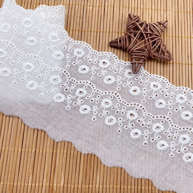15Yards Lace flower accessories cotton thread children's clothing lace