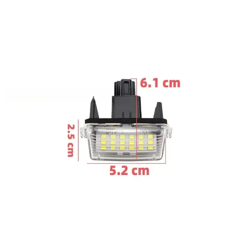 LED لوحة ترخيص ضوء رقم لوحة مصباح لتويوتا يارس كامري كورولا بريوس Ractis فيرسو أبيض جديد
