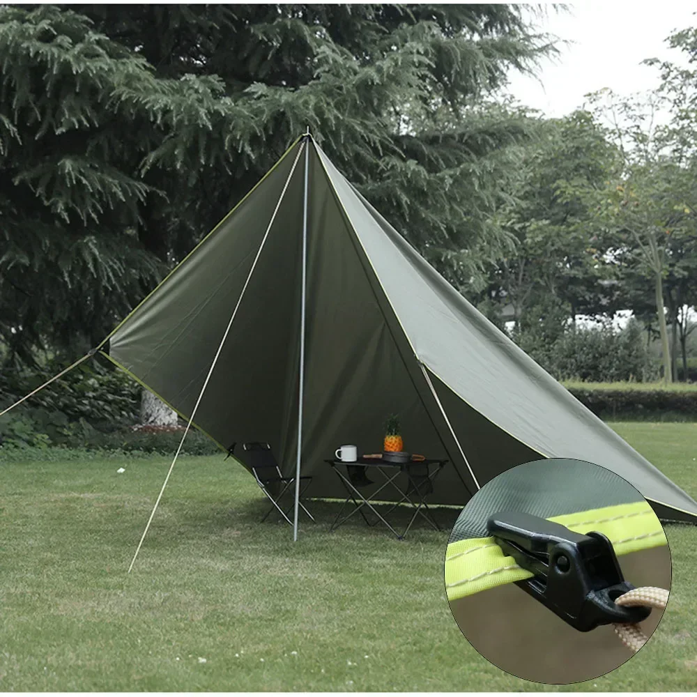 Zacisk markizy Klipsy do plandeki Wieszaki zatrzaskowe Namiot Camping Survival Narzędzie do dokręcania do obozu na świeżym powietrzu Wędrówki Sprzęt kempingowy Narzędzia outdoorowe