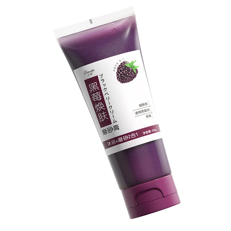 

Скраб Blackberry Deep Cleanse смягчает отшелушивающий крем для тела с нежным отшелушивающим гелевым скрабом