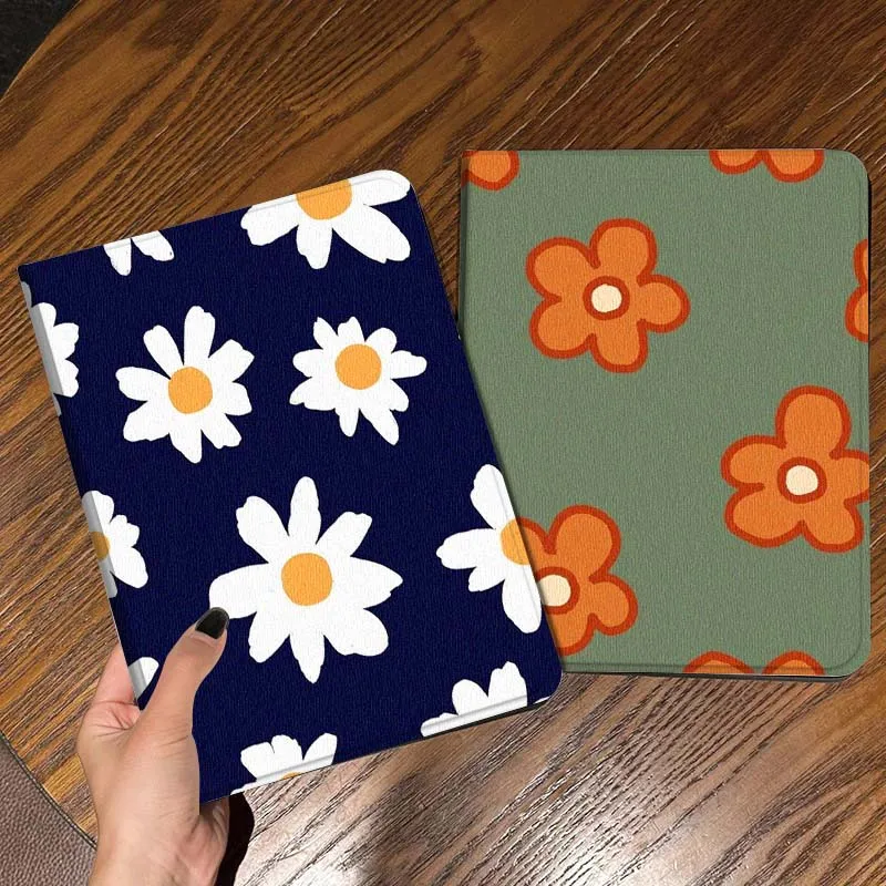 

Colorful Beautiful Flowers Gift Tablet Case For Apple iPad Air Pro mini 1 2 3 4 5 6 7 8 9 11 M2 M3 M5 M4 5th 6th 7th 10th 11th