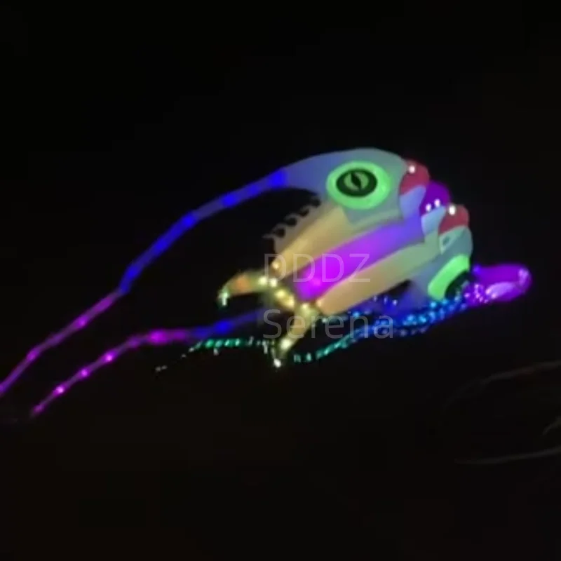 

LED 32 square trilobite MLSshow Kite Pendant show kite Inflatable night Kite 30d ripstop fabric with battery and remote control