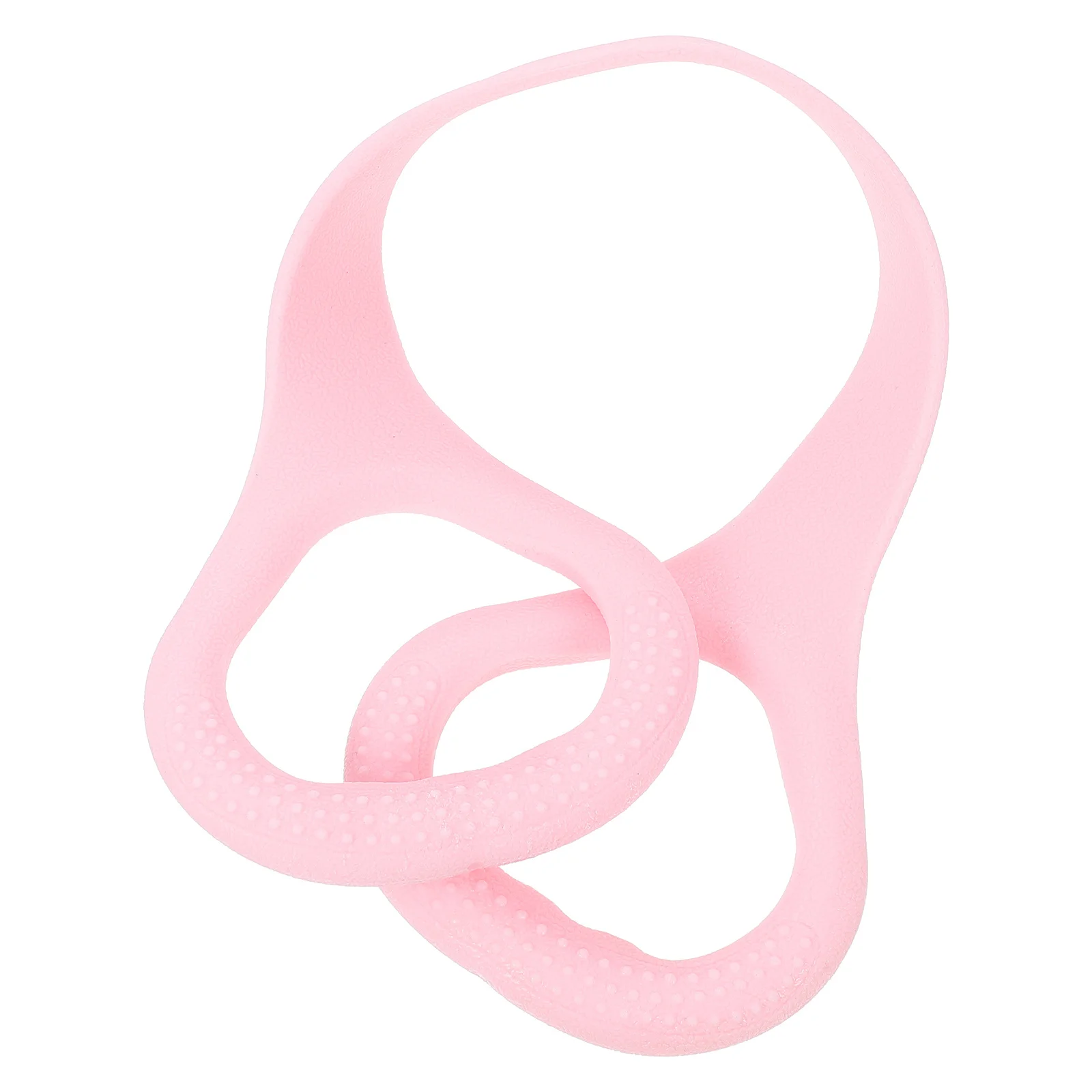 

Exercise Resistance Band Handle Pink Elastic Fitness Bands Lightweight for Home Yoga Strength Training Resistance Pull Band