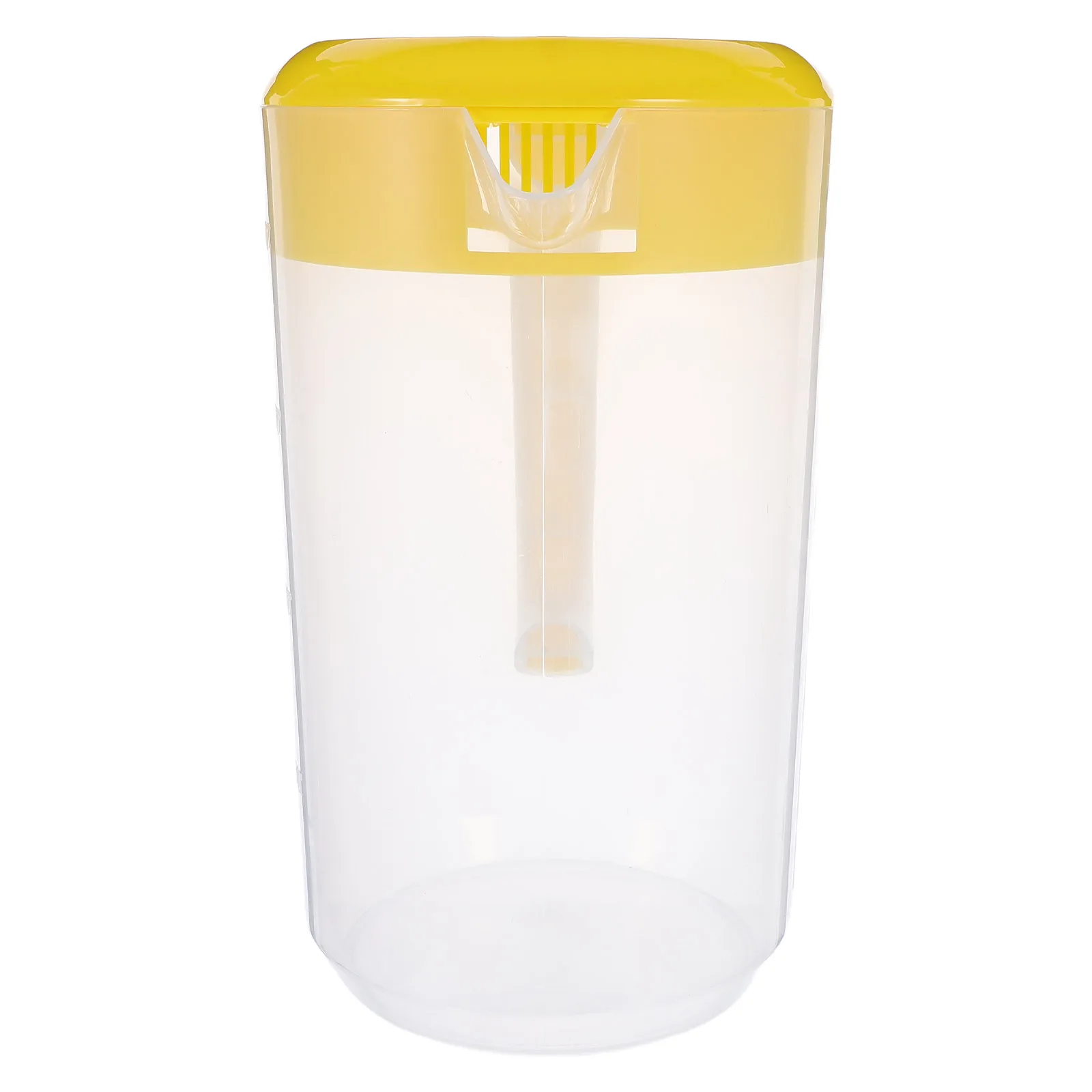 

1 pc 4000Ml Plastic Water Pitcher Large Capacity Cold Juice Container With Lid Easy Clean Household Beverage Dispenser
