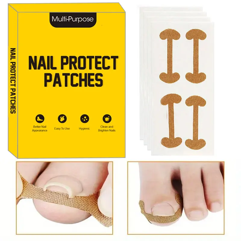 40-100PCS สีน้ําตาลแพทช์เล็บเท้าสติกเกอร์,สติกเกอร์เล็บสําหรับเล็บสําหรับเล็บเท้าสติกเกอร์เล็บ, professional Pedicure ชุดเครื่องมือ