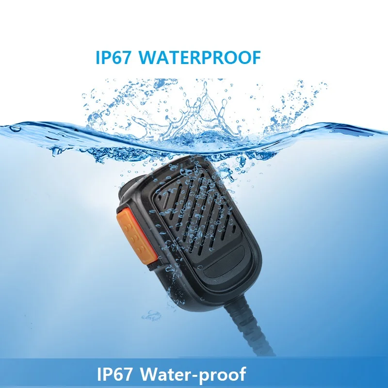 Professional Universal IP67 Water-proof Handheld Speaker Mic Shoulder Mic for Motorola Walkietalkie