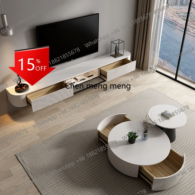 

Q181 Storage Designer TV Cabinet Modern Simple Living Room Organizer Trendy Tv Stands Nordic Console Display Archivadores Furnit