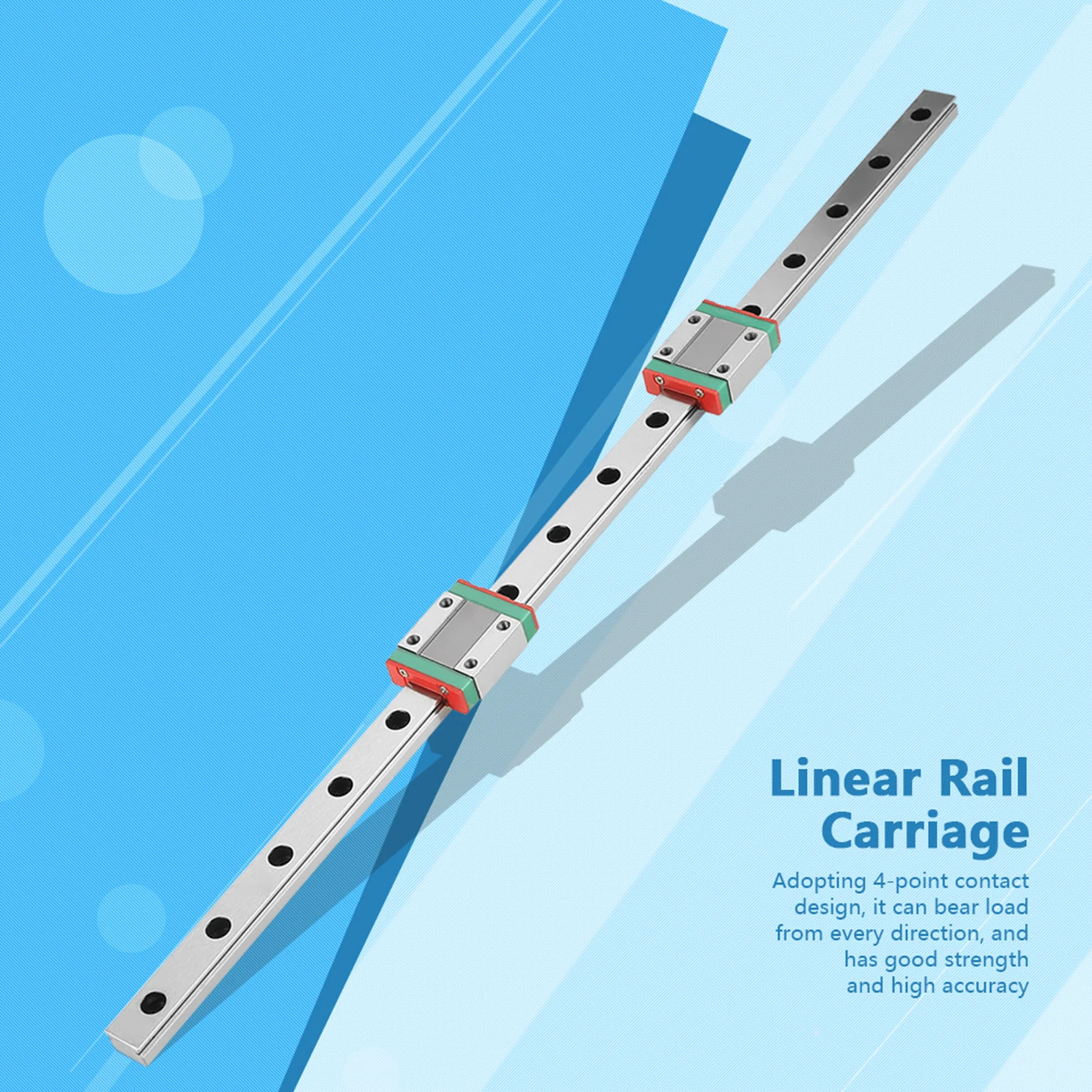 

400mm MGN12 Miniature Linear Rail Rail 12mm Width MGN12B Slide Blocks Linear Rail Carriage