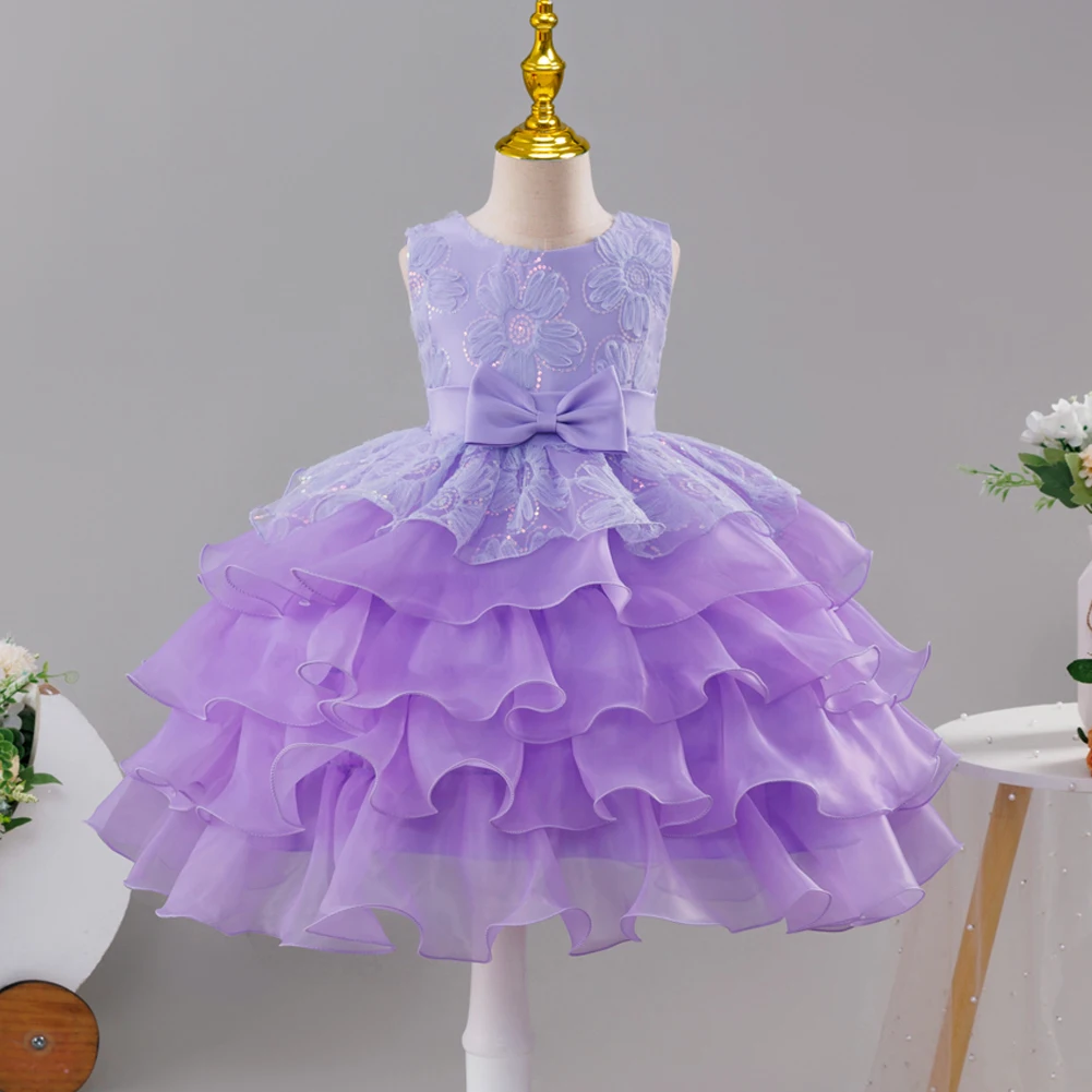 فستان رسمي؛ فستان فتاة الزهور؛ فستان زفاف للأطفال؛ فستان الأميرة؛ أداء عرض الأزياء؛ الفتاة قصيرة ل