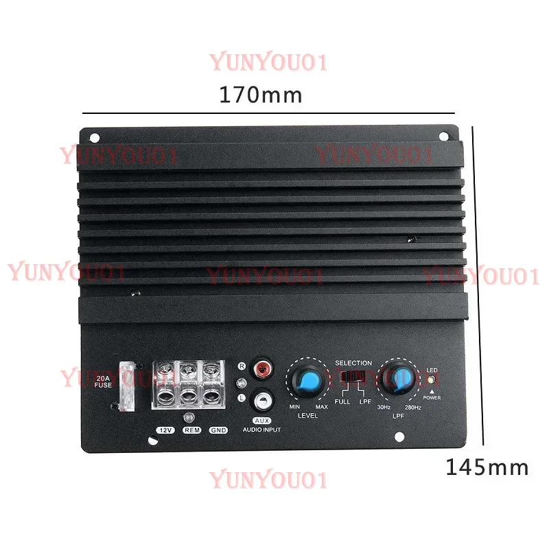 

12V 600W Mono Power Amplifier Board Car Audio Powerful Bass Subwoofer Amplifier Board Player Automotive Amplifier Module